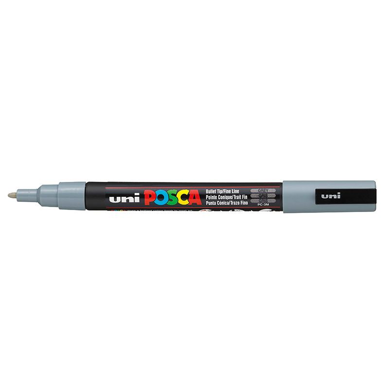 UNI POSCA Marker PC-3M 0,9-1,3mm 37 grey, 95
