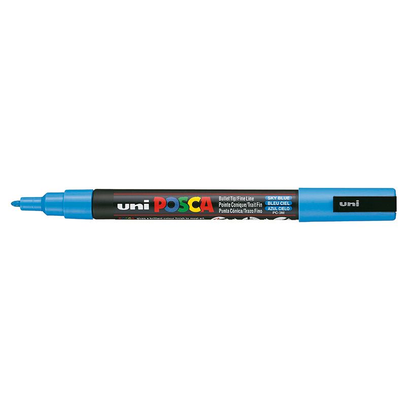UNI POSCA Marker PC-3M 0,9-1,3mm 48 sky blue, 31