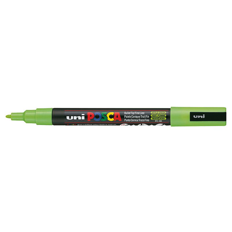 UNI POSCA Marker PC-3M 0,9-1,3mm 72 apple green, 43
