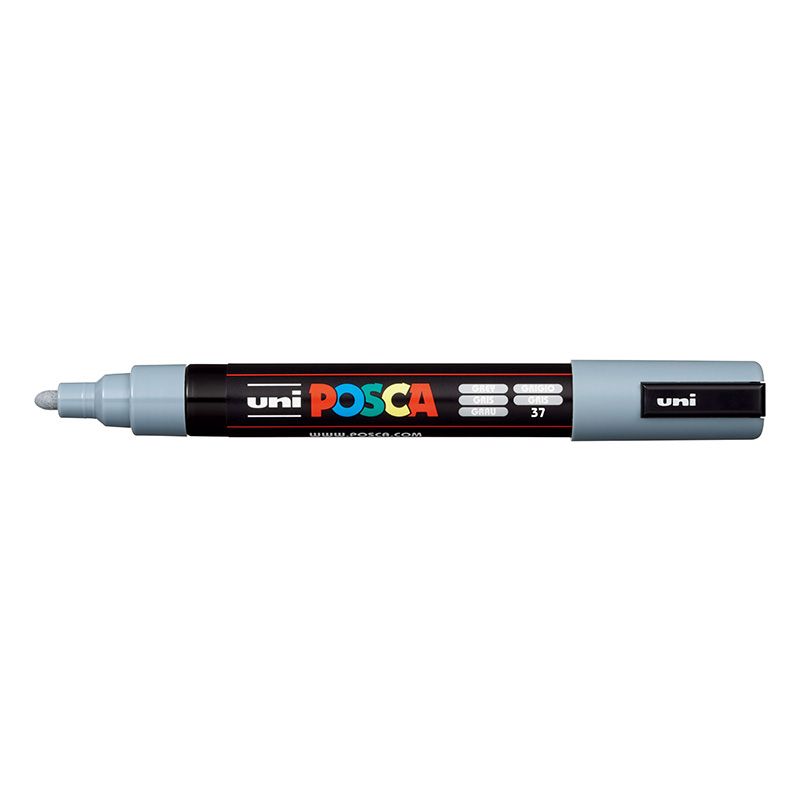 UNI POSCA Marker PC-5M 1,8-2,5mm 37 grey, 95