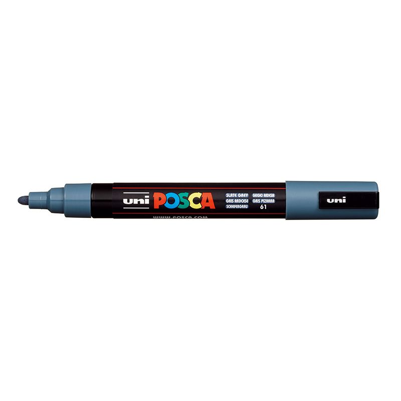 UNI POSCA Marker PC-5M 1,8-2,5mm 61 slate grey, 96