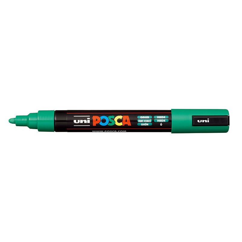 UNI POSCA Marker PC-5M 1,8-2,5mm 6 green, 36