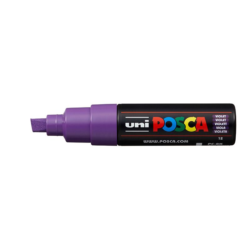 UNI POSCA Marker PC-8K 8mm 12 violet, 55