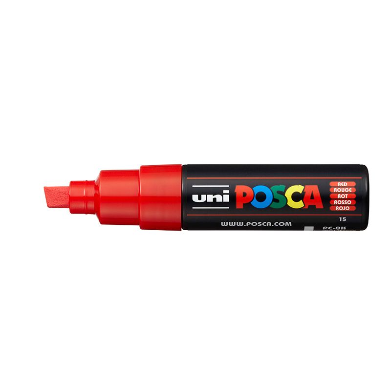 UNI POSCA Marker PC-8K 8mm 15 red, 40