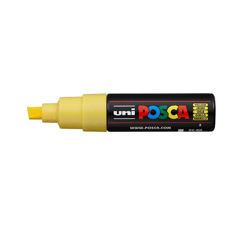 UNI POSCA Marker PC-8K 8mm 2 yellow, 44