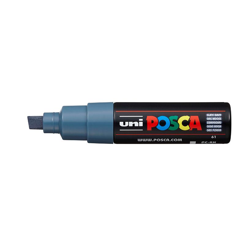 UNI POSCA Marker PC-8K 8mm 61 slate grey, 96