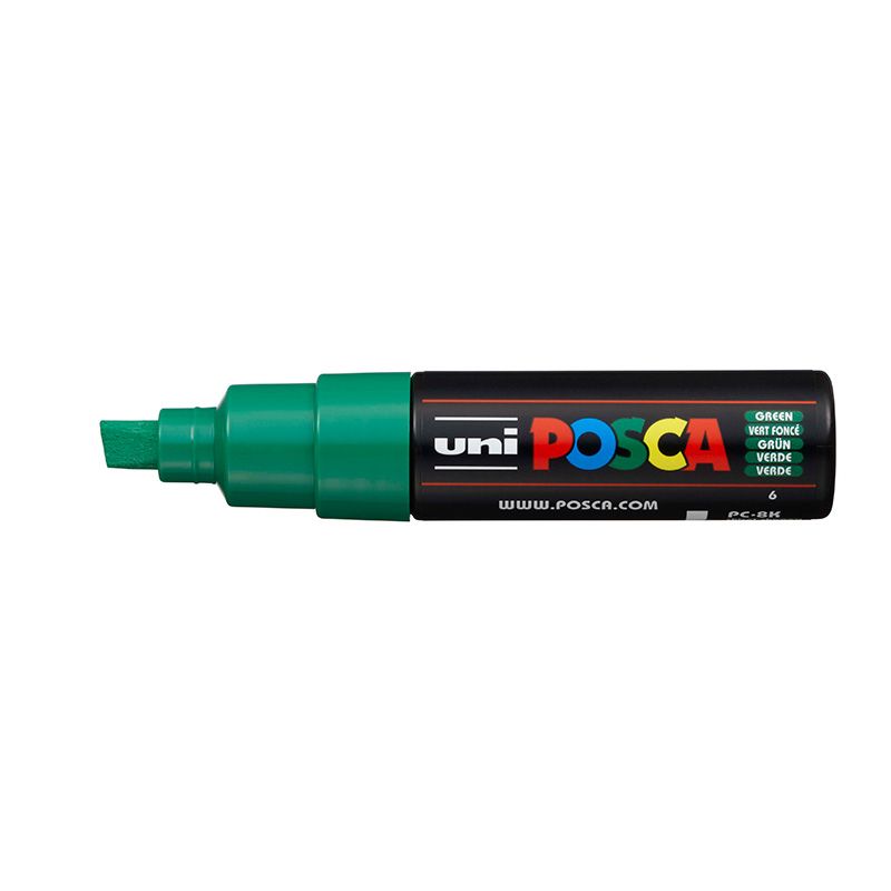 UNI POSCA Marker PC-8K 8mm 6 green, 36