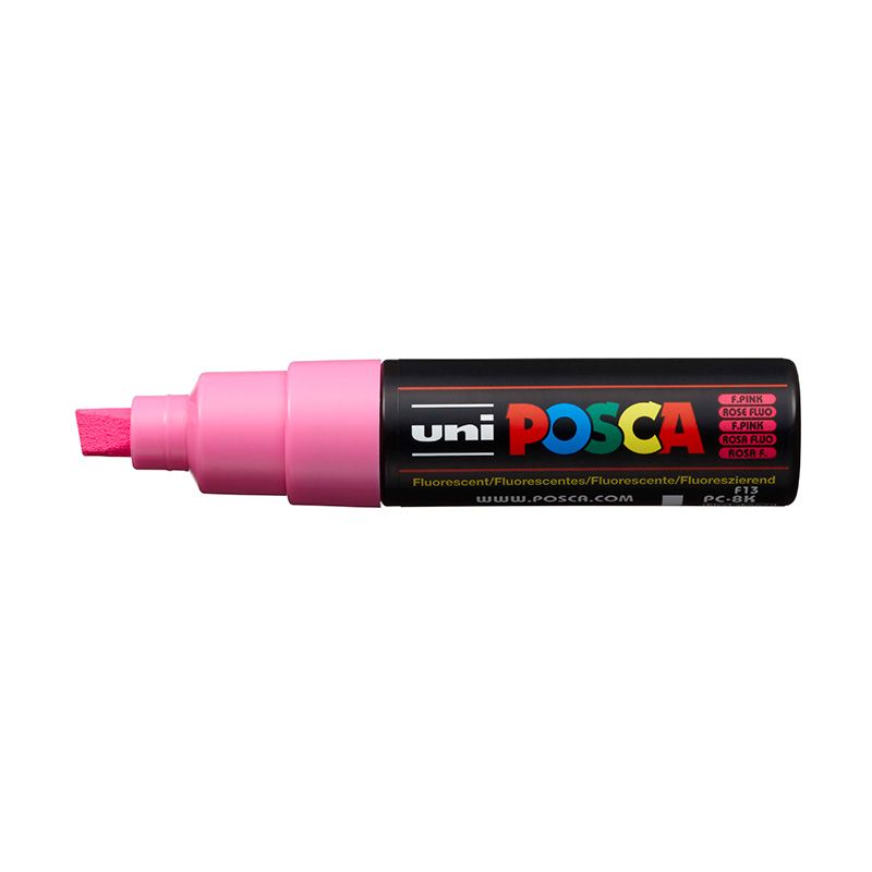 UNI POSCA Marker PC-8K 8mm F13 fluo pink, 756
