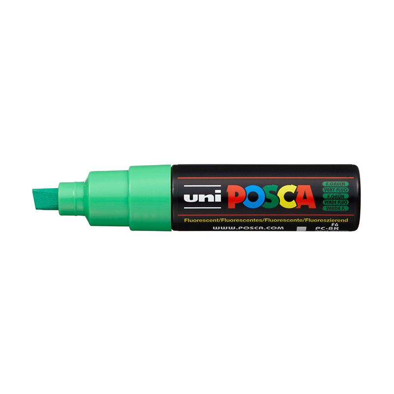UNI POSCA Marker PC-8K 8mm F6 fluo green, 733