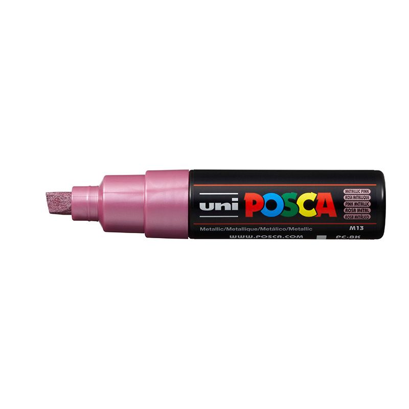 UNI POSCA Marker PC-8K 8mm M13 metallic pink, 850