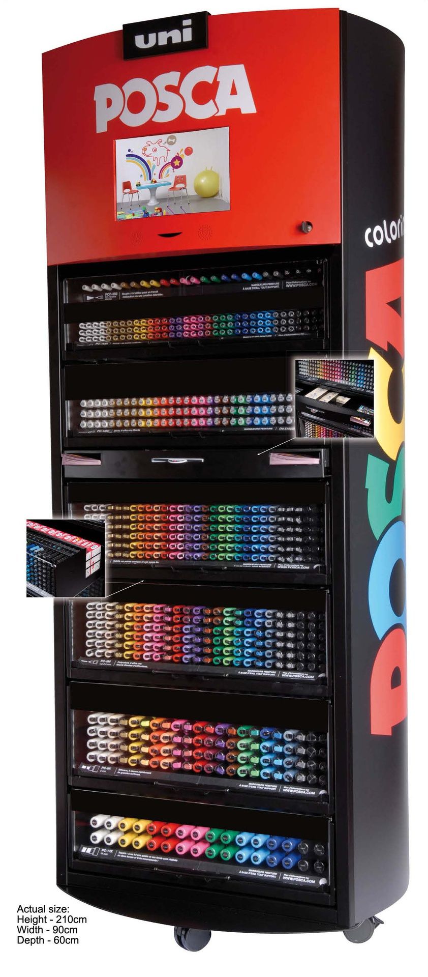 POSCA teline 1056 kpl irtotusseille