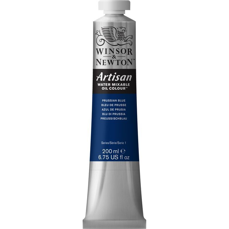 WN Artisan 200ml 538 Prussian blue, 200ml vesiliukoinen öljyväri