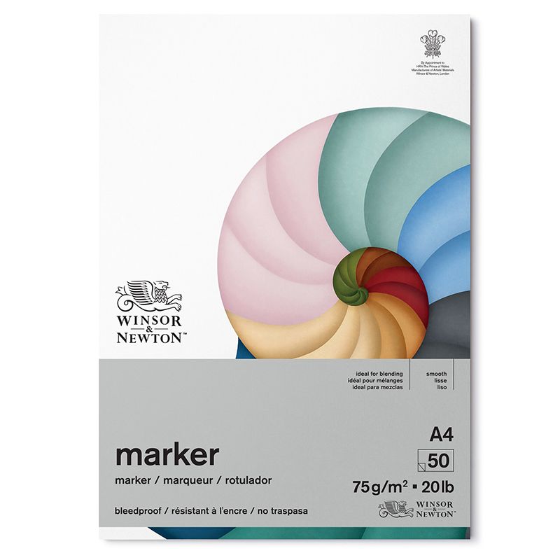 WN Bleedproof paper pad 75g A4 (50)