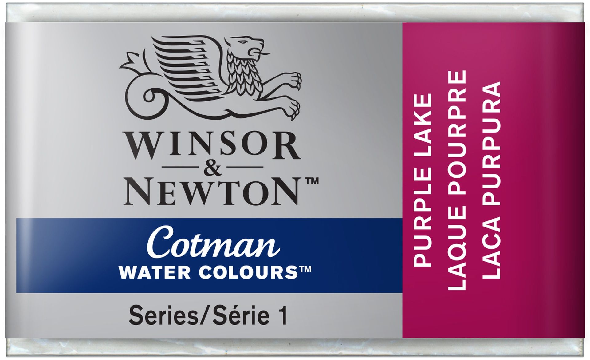 WN Cotman 1/1 (3,4ml) 544 Purple Lake, akvarellivärinappi