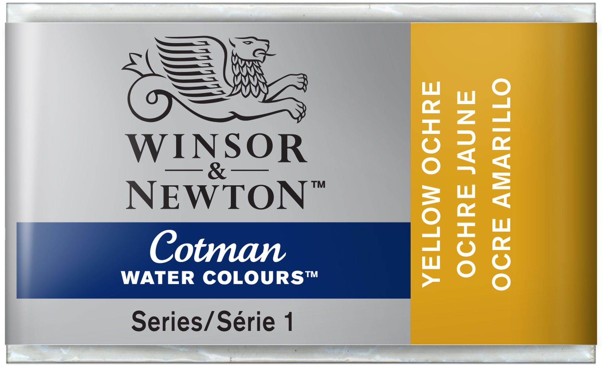WN Cotman 1/1 (3,4ml) 744 Yellow Ochre, akvarellivärinappi