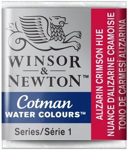 WN Cotman 1/2 (1,7ml) 003 Alizarin crimson Hue, akvarellivärinappi x