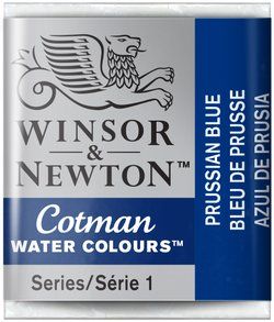 WN Cotman 1/2 (1,7ml) 538 Prussian Blue, akvarellivärinappi