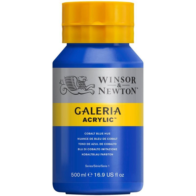 WN Galeria 500ml 179 Cobalt blue hue (1), 500ml akryyliväri