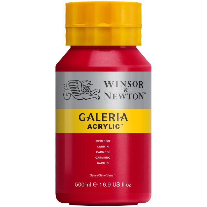 WN Galeria 500ml 203 Crimson (1) x, 500ml akryyliväri