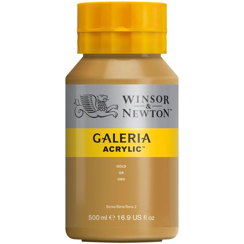 WN Galeria 500ml 283 Gold (2), 500ml akryyliväri
