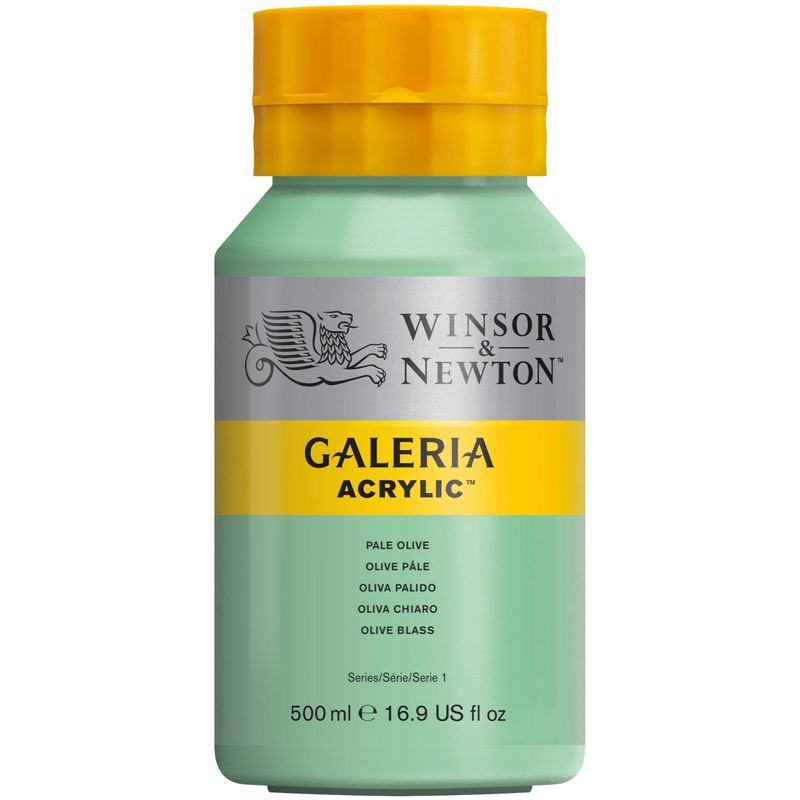 WN Galeria 500ml 435 Pale olive (1), 500ml akryyliväri