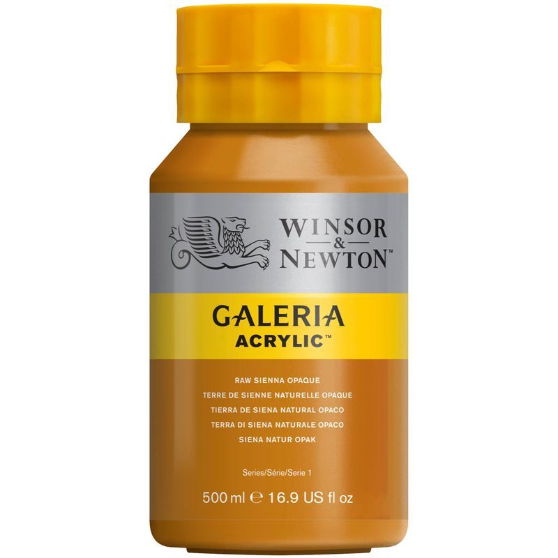 WN Galeria 500ml 553 Raw sienna opaque (1), 500ml akryyliväri