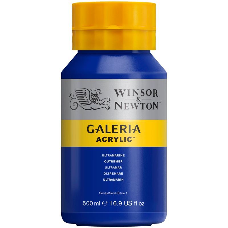 WN Galeria 500ml 660 Ultramarine (1) x, 500ml akryyliväri