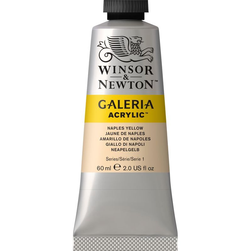 WN Galeria 60ml 422 Naples yellow (1), 60ml akryyliväri