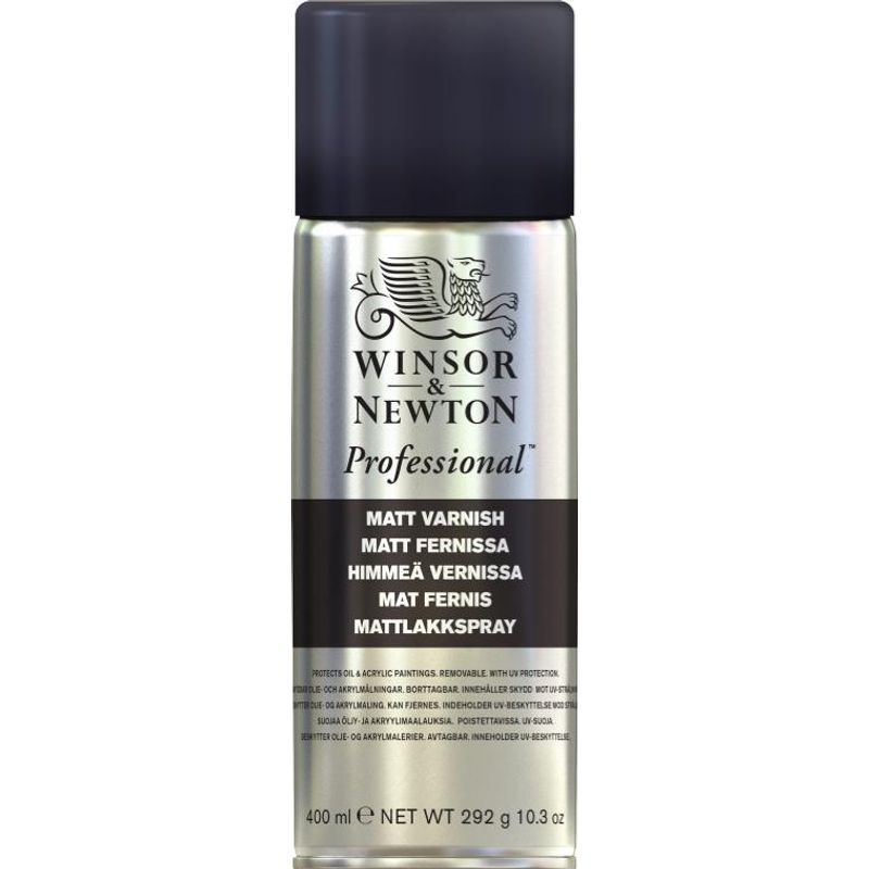 WN Picture varnish matt spray 400 ml, himmeä vernissa uv-absorbentteja