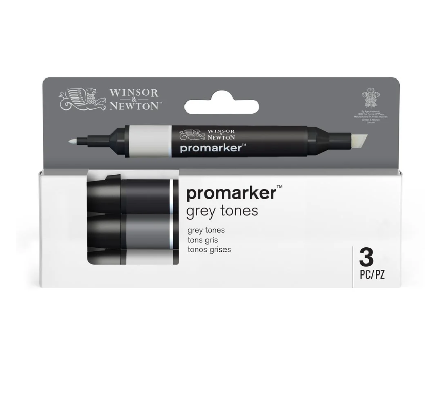 WN PROMARKER 3 GREY TONES SET