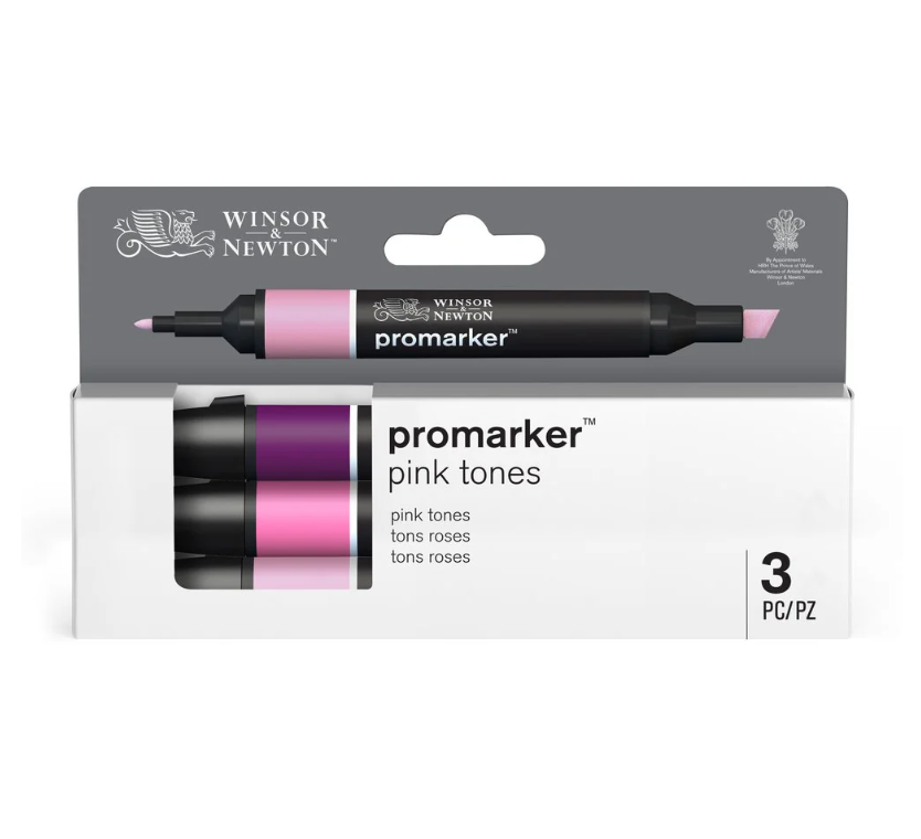 WN PROMARKER 3 PINK TONES SET