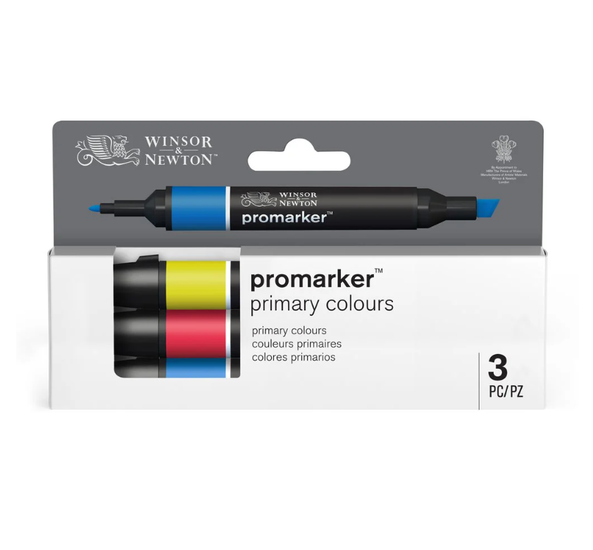 WN PROMARKER 3 PRIMARY COLOURS SET