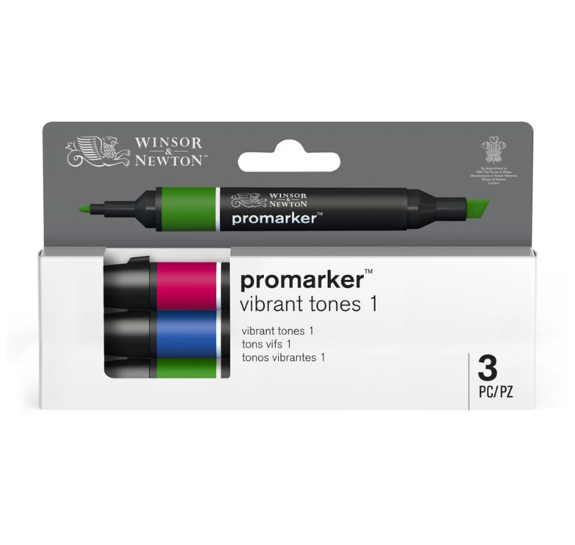 WN PROMARKER 3 VIBRANT TONES 1 SET