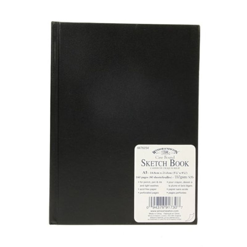WN Sketch book 110g A4 sidottu (80), 0