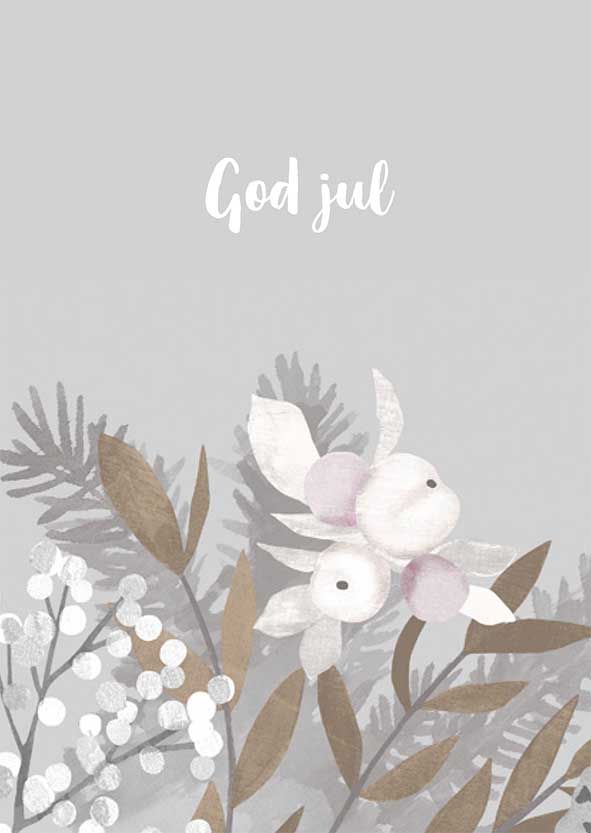 Postikortti joulu Pentik - "God jul" Karelia