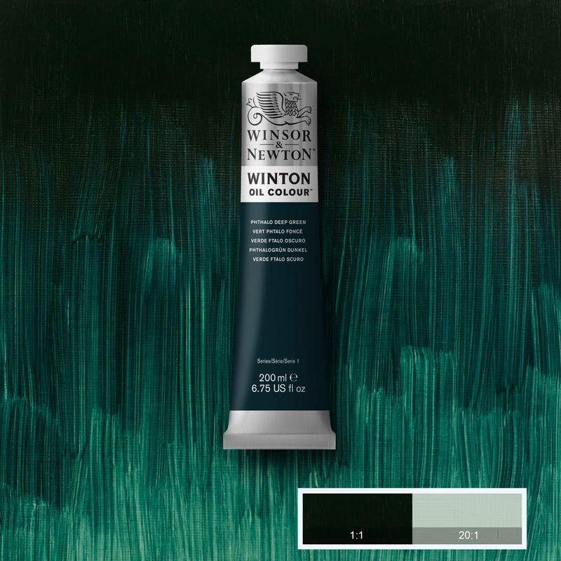WN Winton 200ml 048 Phthalo Deep Green, öljyväri