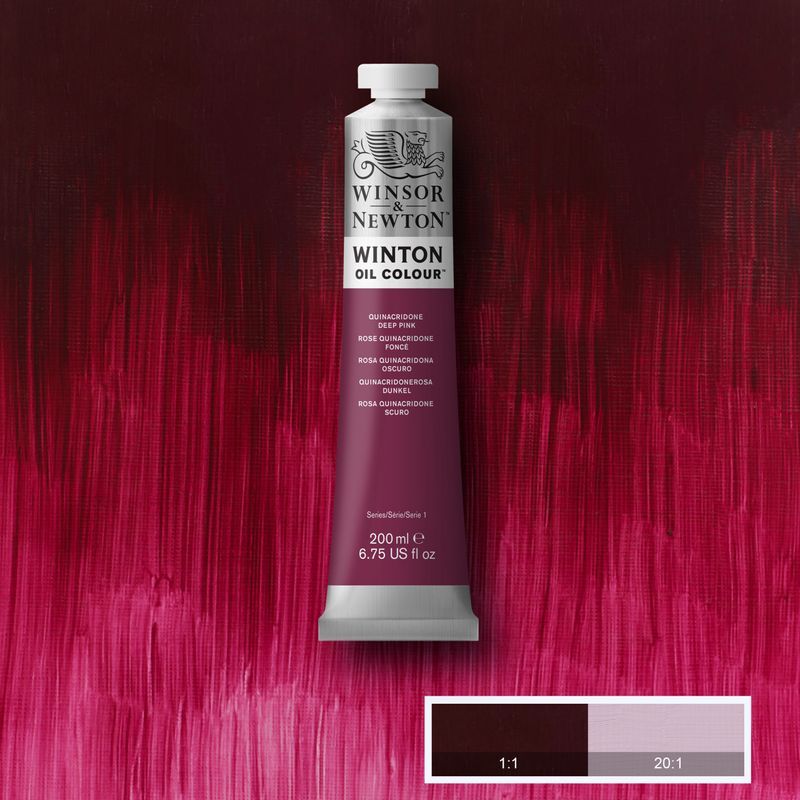 WN Winton 200ml 250 Quinacridone Deep Pink, öljyväri