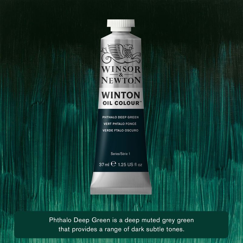 WN Winton 37ml 048 Phthalo Deep Green, öljyväri