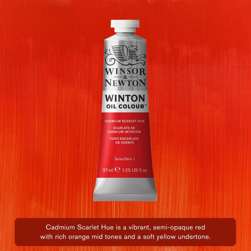 WN Winton 37ml 107 Cadmium Scarlet hue, öljyväri