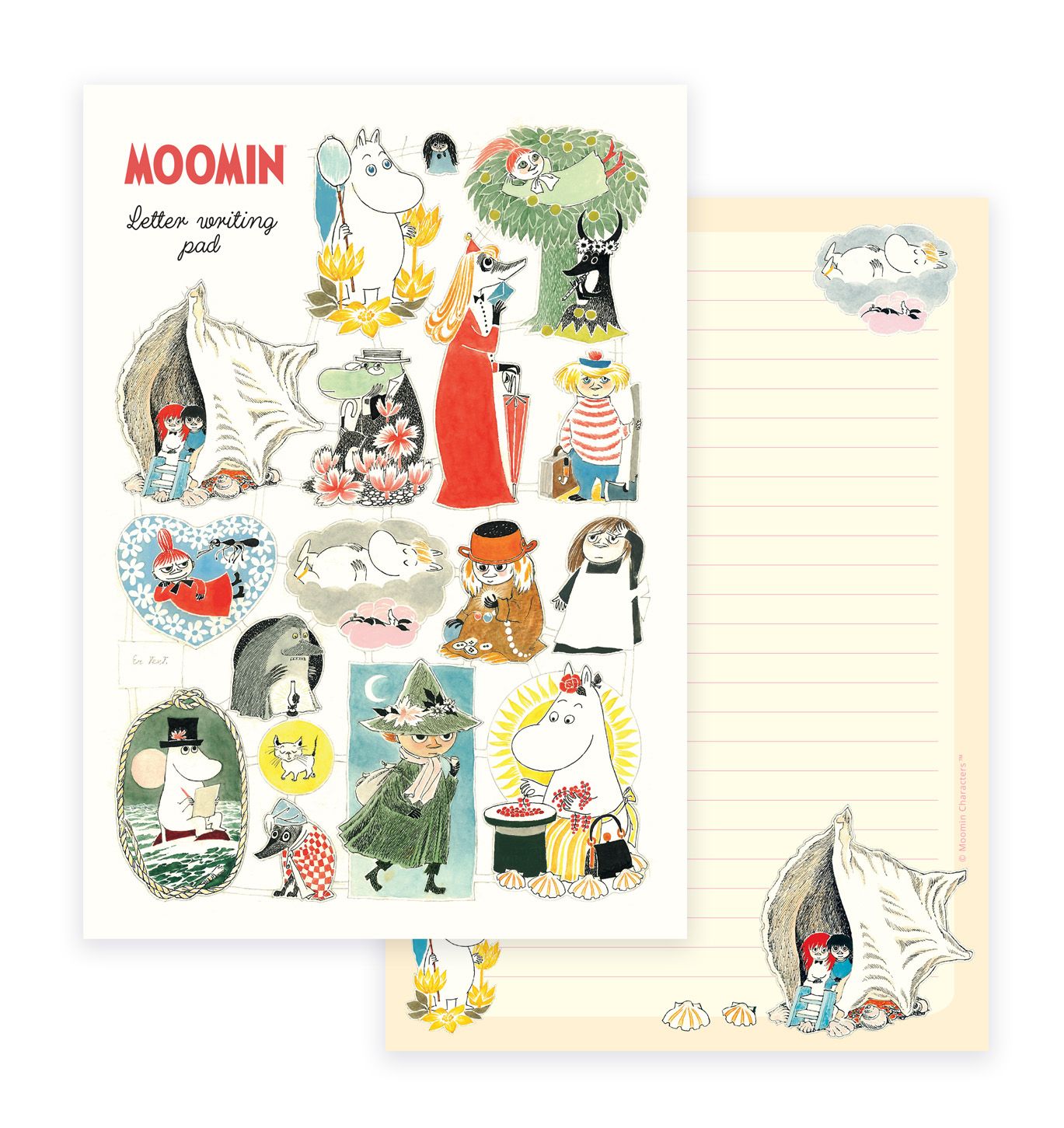 Kirjepaperilehtiö Muumi -Kiiltokuva