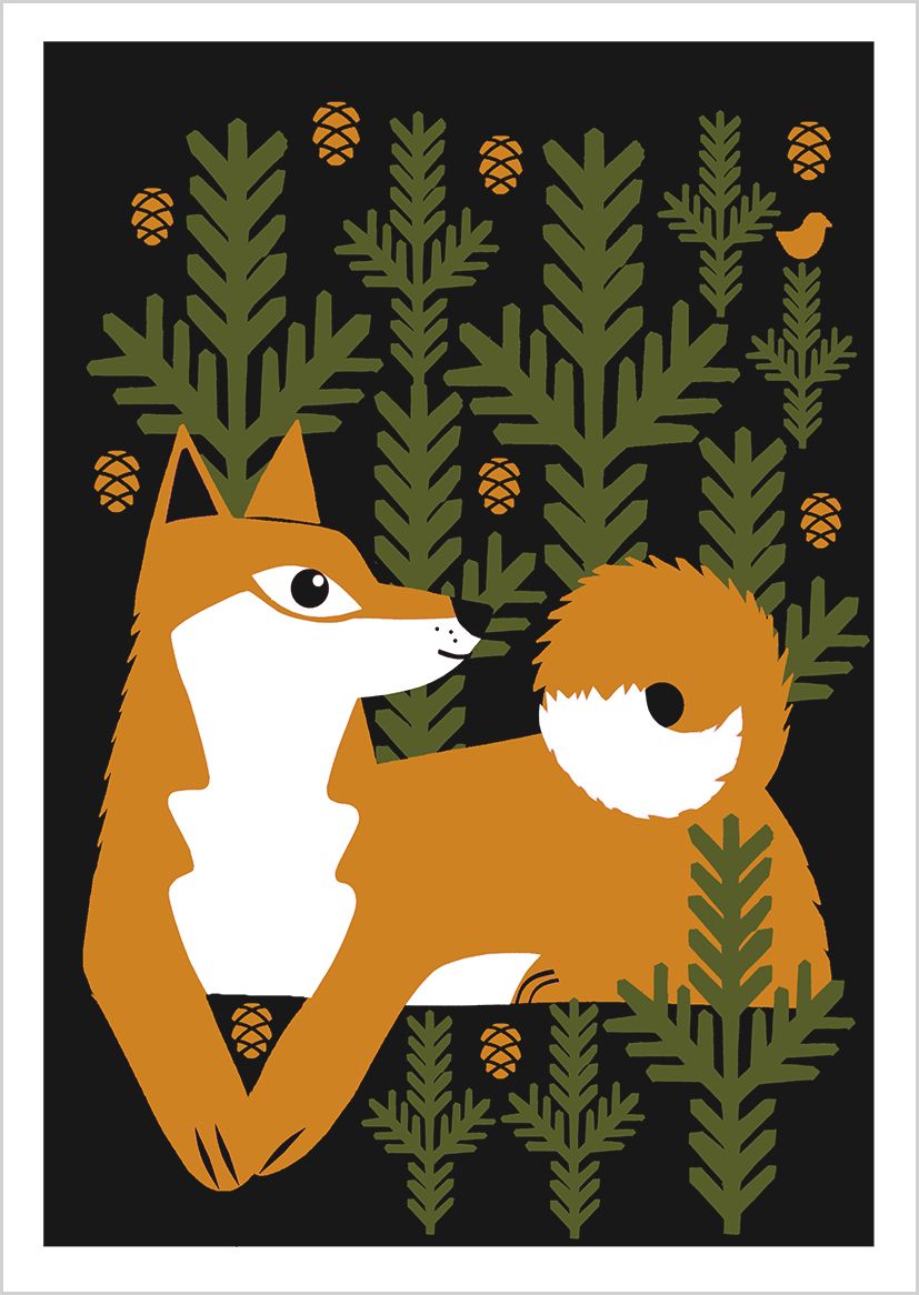 Postikortti Anne Vasko - Koira