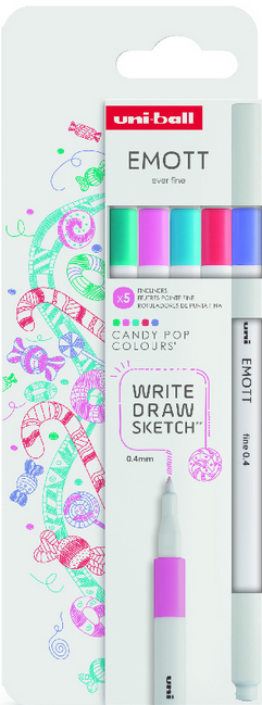 UNI EMOTT 5 lajitelma Candy Pop