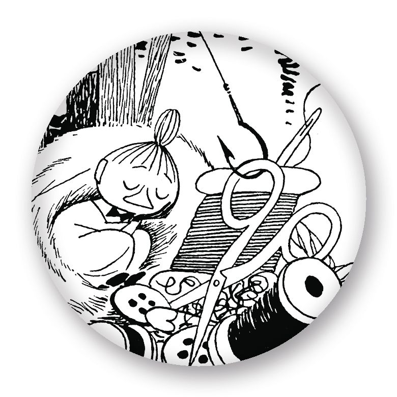 Magneetti M Putinki Muumi - Pikku Myy lankakorissa