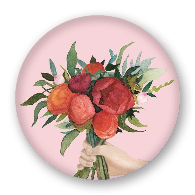 Magneetti M Putinki Henna Adel - Kukkakimppu