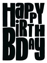 2-osainen kortti The Art File - Happy Birthday