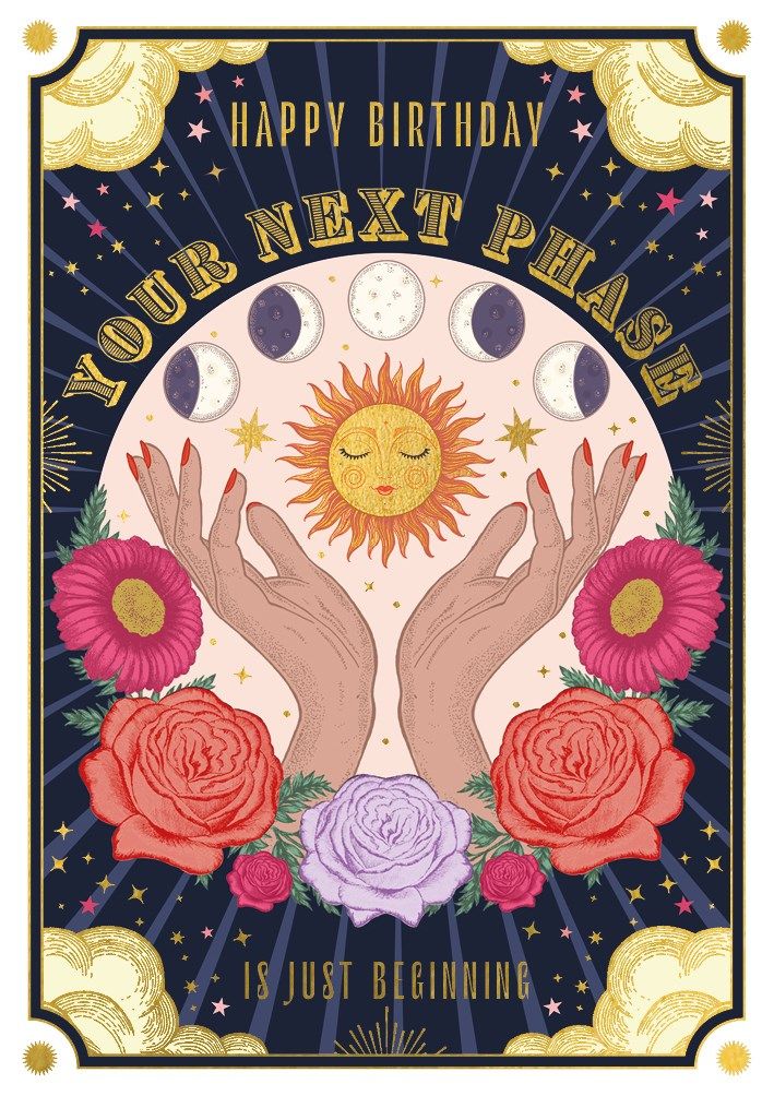 2-osainen kortti The Art File - Soulmates Birthday Magic