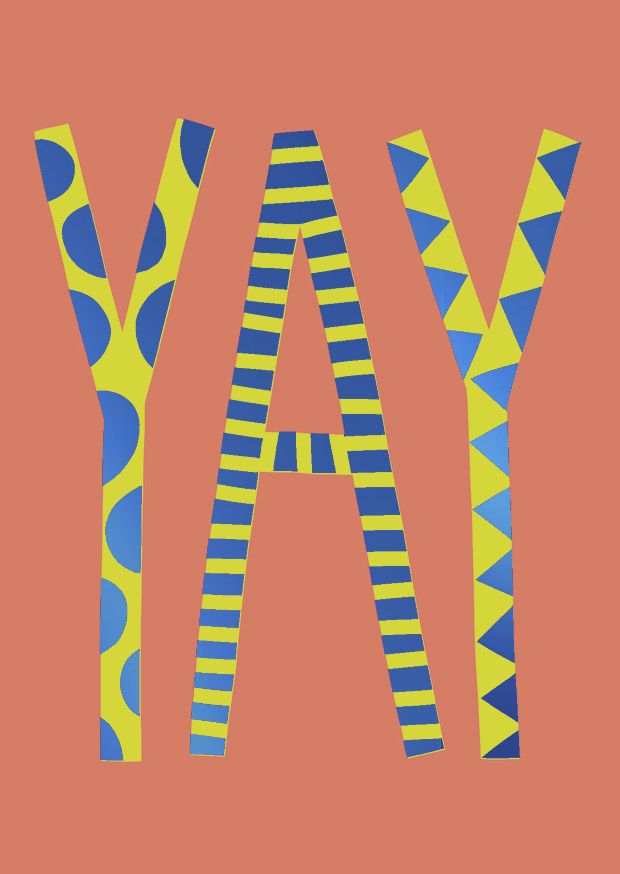 Postikortti Putinki Letters - Yay