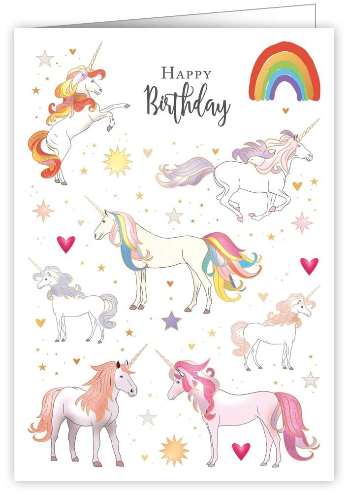 2-osainen kortti Quire - Unicorns