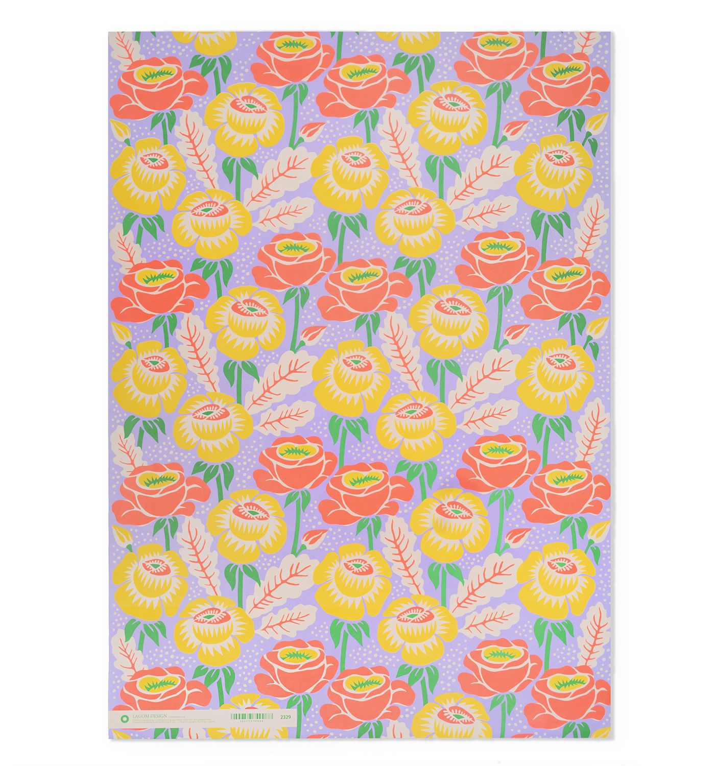 Lahjapaperiarkki Lagom - Rosenknopp