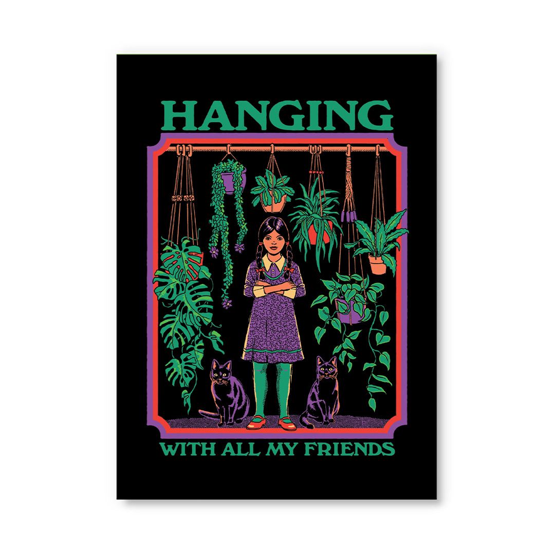 Postikortti Ohh Deer - Hanging With Friends